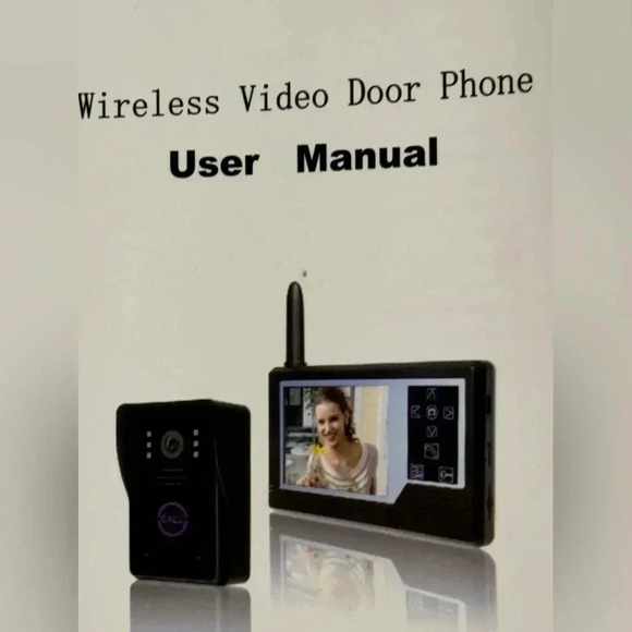 💥Wireless Video Door Phone Intercom/Door Bell Digital/2 Color Monitors/Security - Picture 6 of 15
